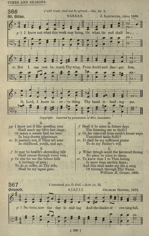 The Sunday School Hymnary: a twentieth century hymnal for young people (4th ed.) page 365