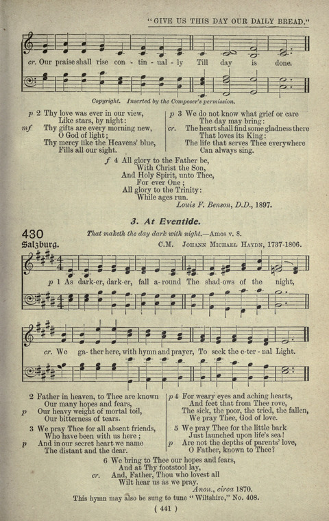 The Sunday School Hymnary: a twentieth century hymnal for young people (4th ed.) page 440