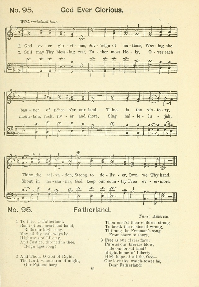 The Sabbath School Hymnal, a collection of songs, services and responses for Jewish Sabbath schools, and homes 4th rev. ed. page 86
