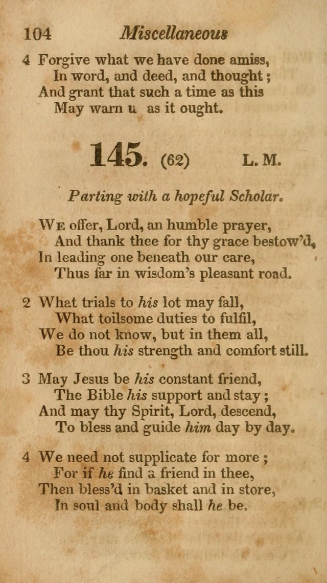 Sunday School Hymn Book. (19th ed) page 104