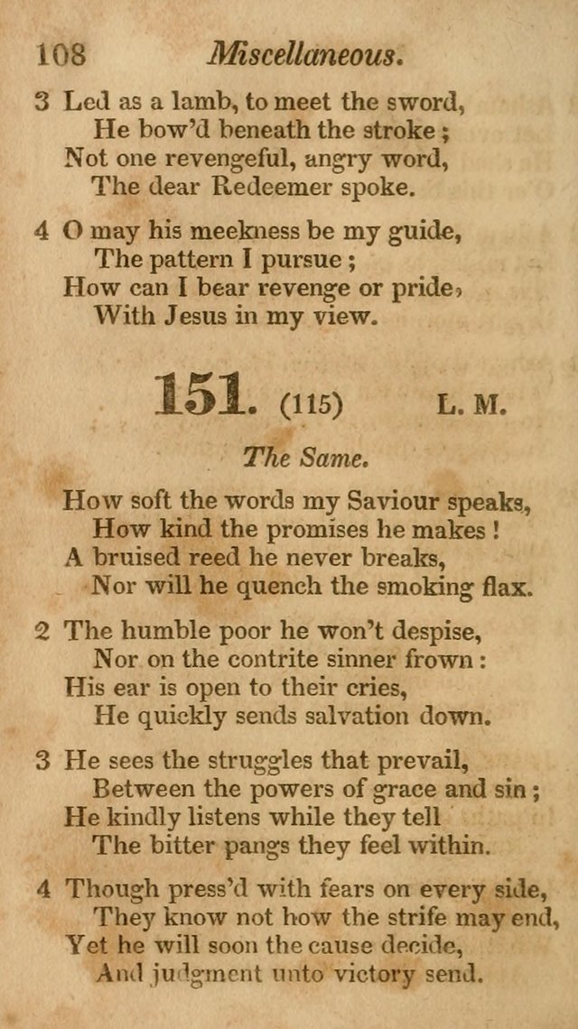 Sunday School Hymn Book. (19th ed) page 108