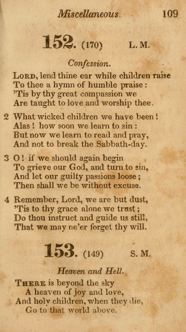 Sunday School Hymn Book. (19th ed) page 109