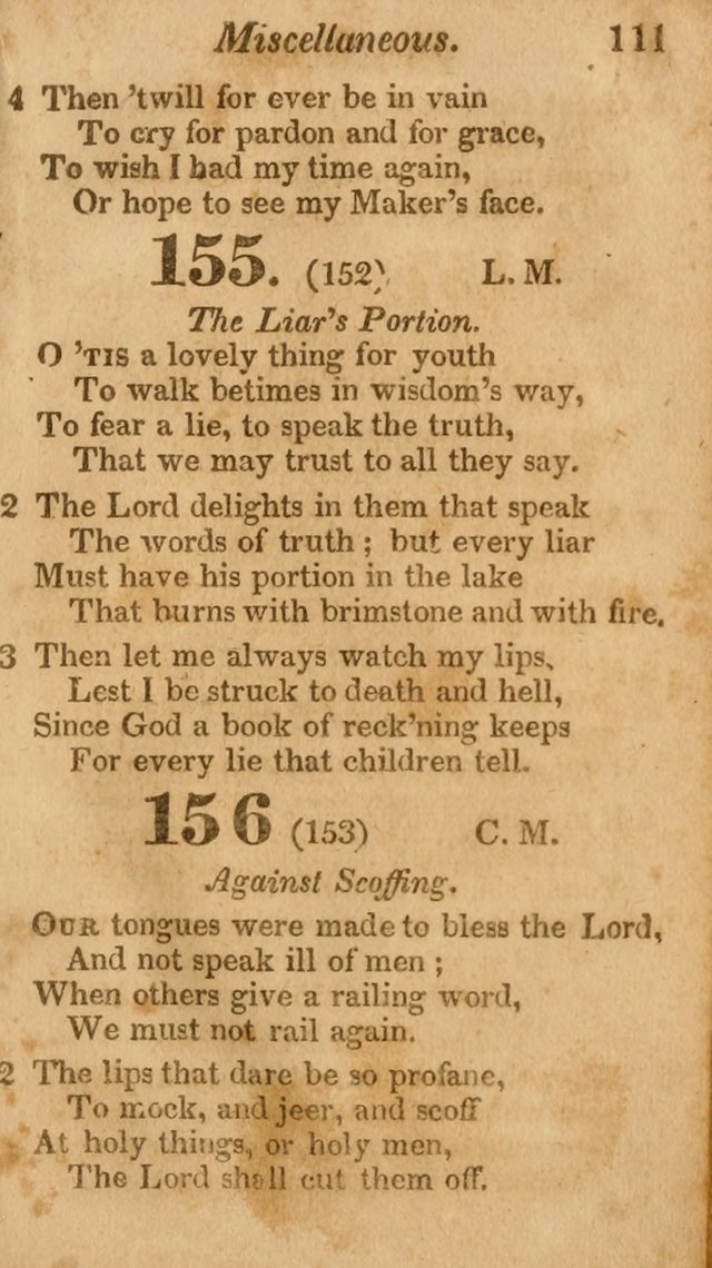 Sunday School Hymn Book. (19th ed) page 111