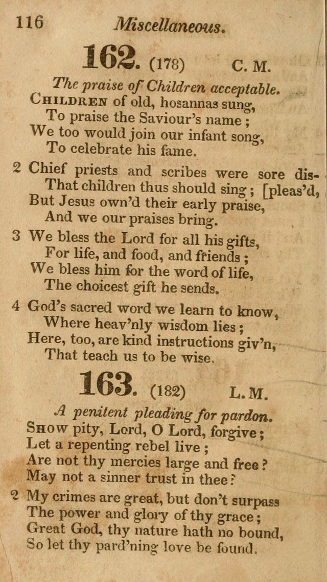Sunday School Hymn Book. (19th ed) page 116