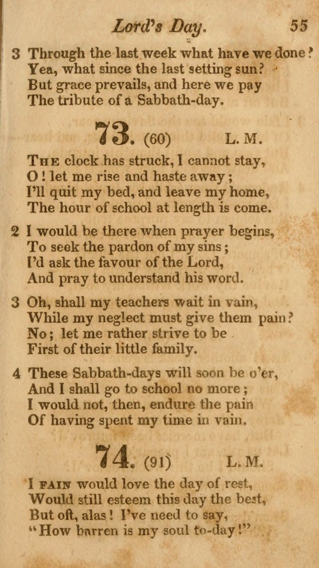 Sunday School Hymn Book. (19th ed) page 55