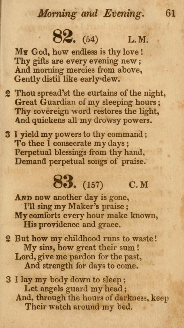 Sunday School Hymn Book. (19th ed) page 61