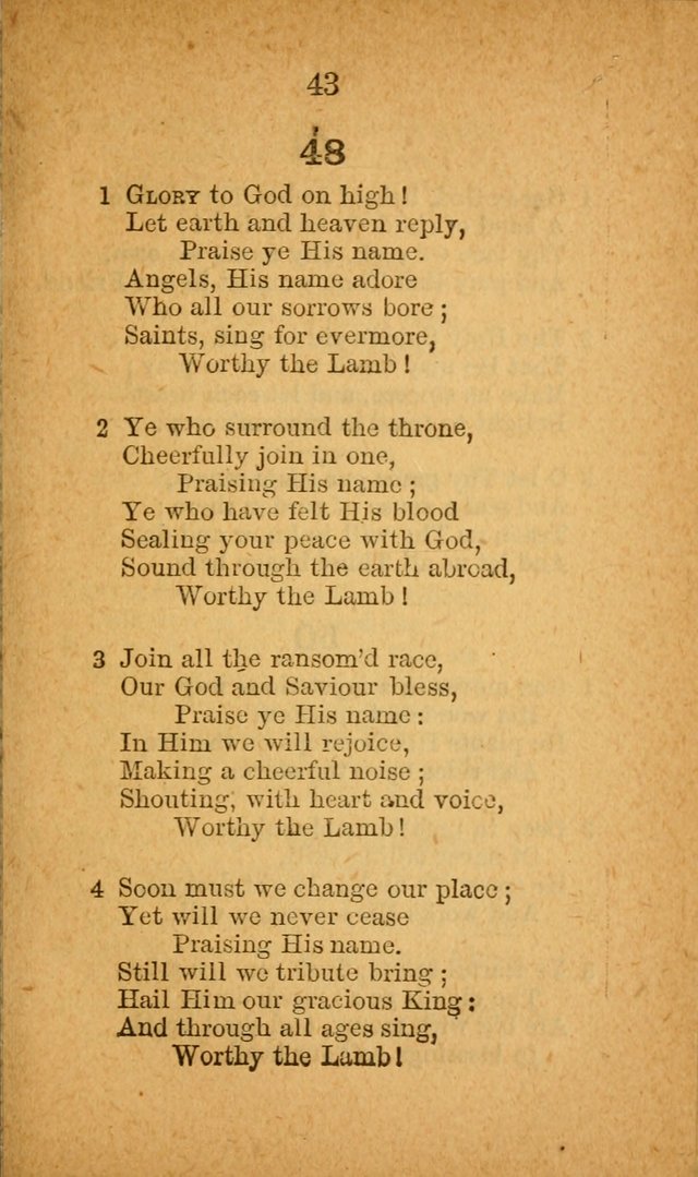 Sabbath-School Hymn-Book page 43