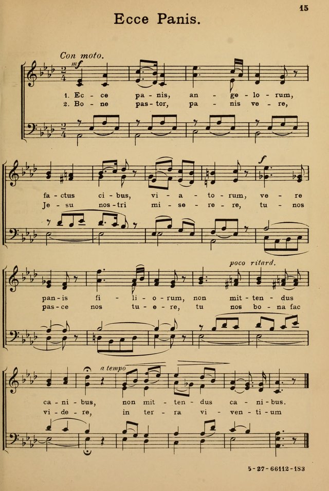 Sunday School Hymn Book page 15
