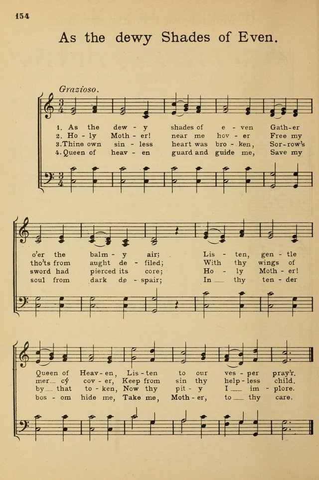Sunday School Hymn Book page 154