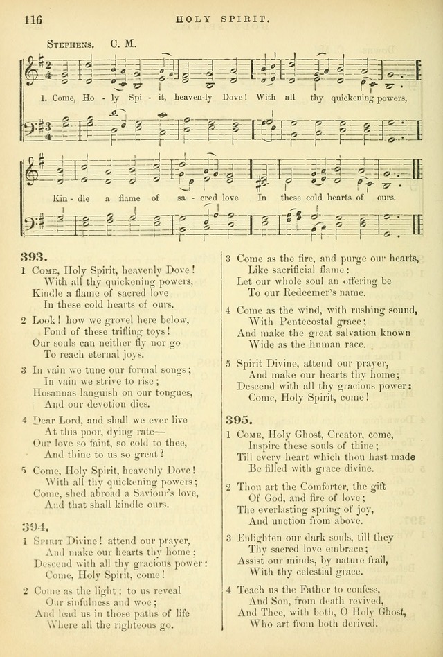 Songs for the Sanctuary: or hymns and tunes for Christian worship page 116