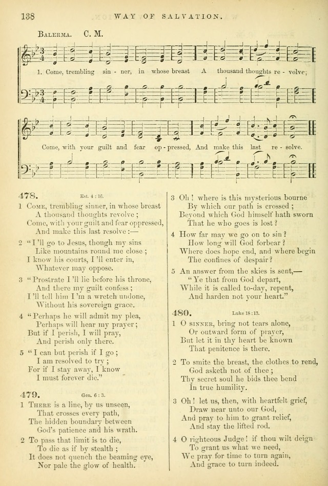 Songs for the Sanctuary: or hymns and tunes for Christian worship page 138