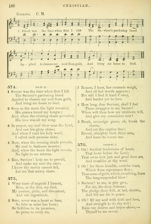 Songs for the Sanctuary: or hymns and tunes for Christian worship page 166
