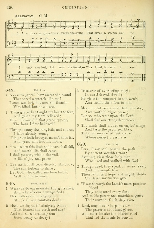 Songs for the Sanctuary: or hymns and tunes for Christian worship page 190