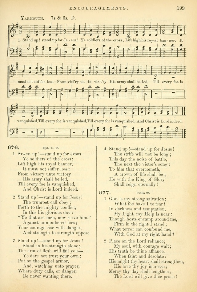 Songs for the Sanctuary: or hymns and tunes for Christian worship page 199