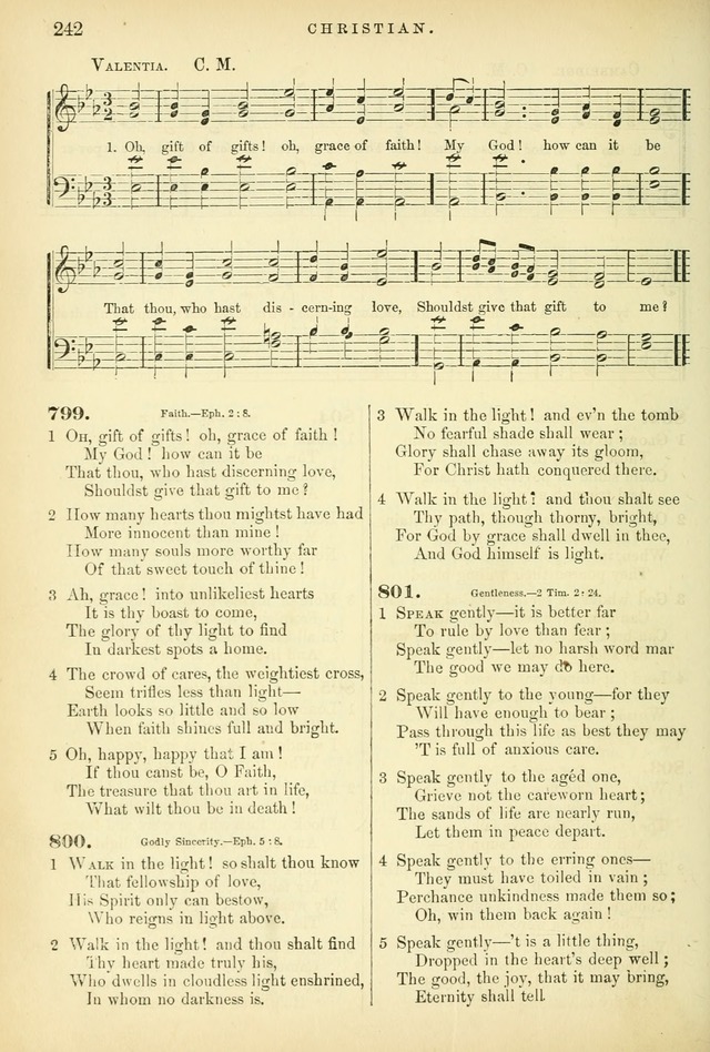 Songs for the Sanctuary: or hymns and tunes for Christian worship page 242
