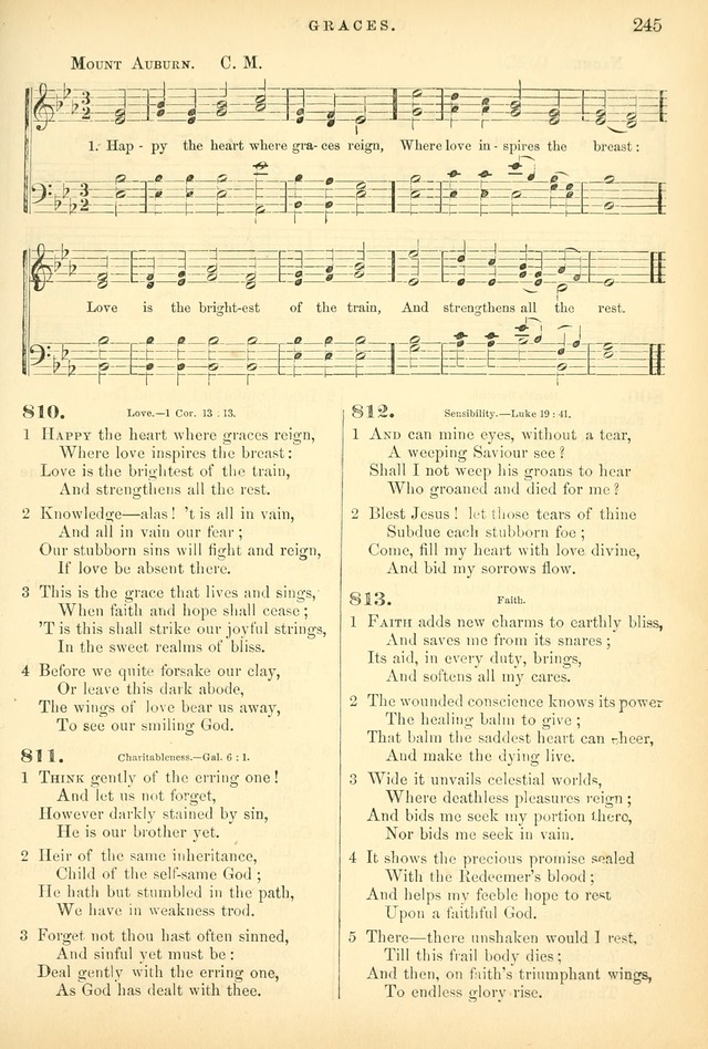 Songs for the Sanctuary: or hymns and tunes for Christian worship page 245