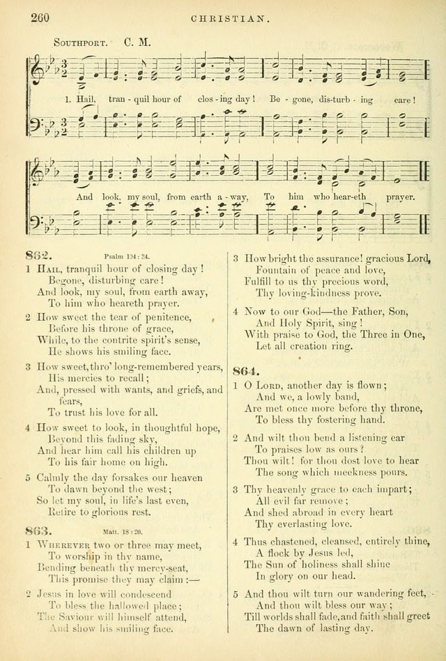 Songs for the Sanctuary: or hymns and tunes for Christian worship page 260