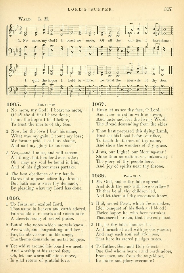 Songs for the Sanctuary: or hymns and tunes for Christian worship page 317
