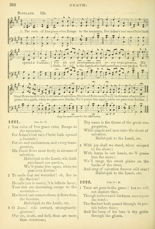 Songs for the Sanctuary: or hymns and tunes for Christian worship page 368