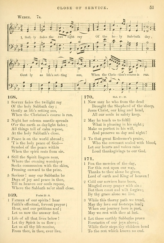 Songs for the Sanctuary: or hymns and tunes for Christian worship page 51