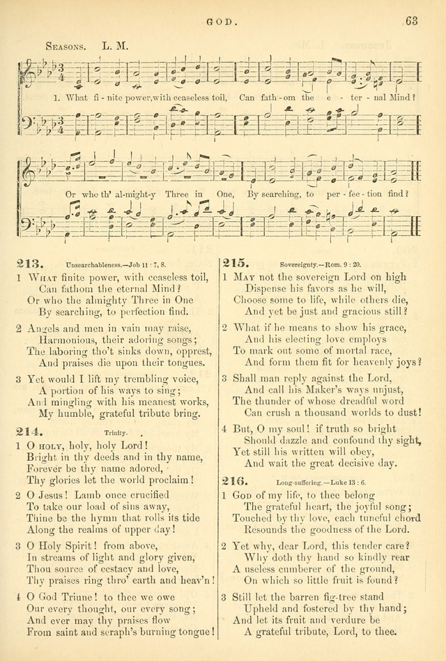 Songs for the Sanctuary: or hymns and tunes for Christian worship page 63