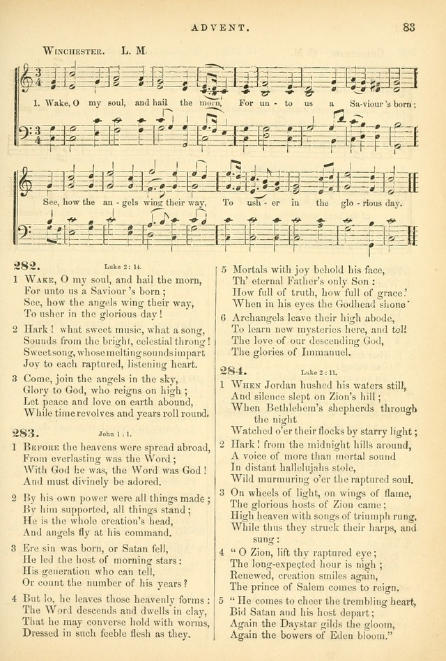 Songs for the Sanctuary: or hymns and tunes for Christian worship page 83
