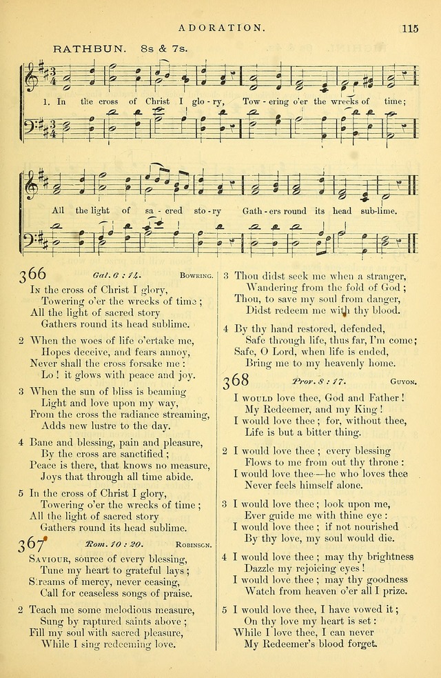 Songs for the Sanctuary: or hymns and tunes for Christian Worship page 116