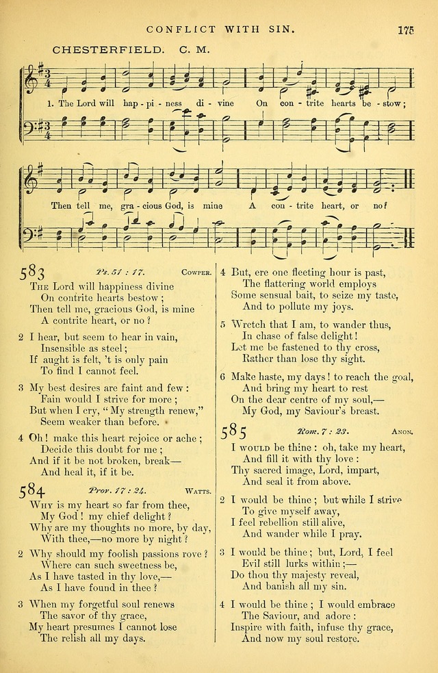 Songs for the Sanctuary: or hymns and tunes for Christian Worship page 176