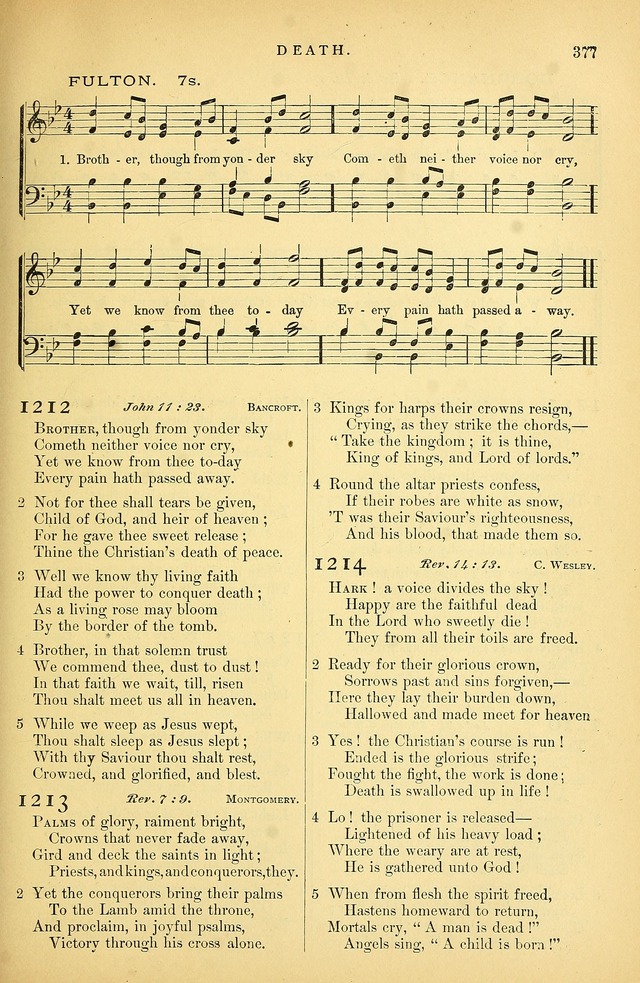 Songs for the Sanctuary: or hymns and tunes for Christian Worship page 378