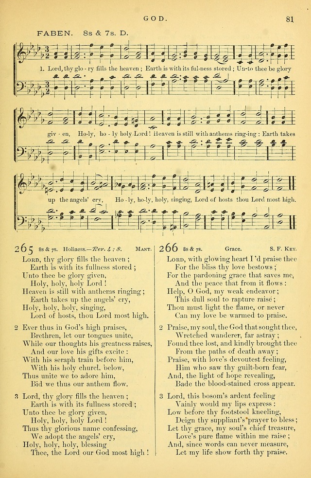 Songs for the Sanctuary: or hymns and tunes for Christian Worship page 82
