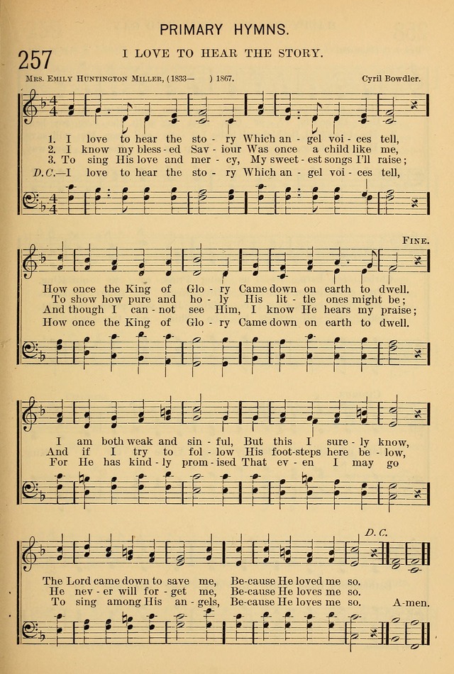 The Sunday School Hymnal: with offices of devotion page 241