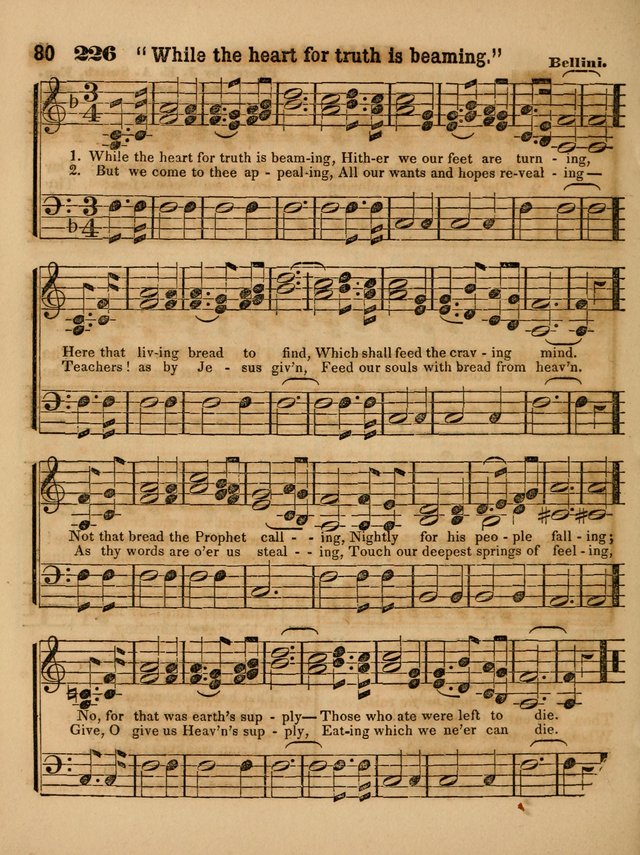The Sabbath School Lute: a selection of hymns and appropriate melodies, adapted to the wants of Sabbath schools, families and social meetings page 80