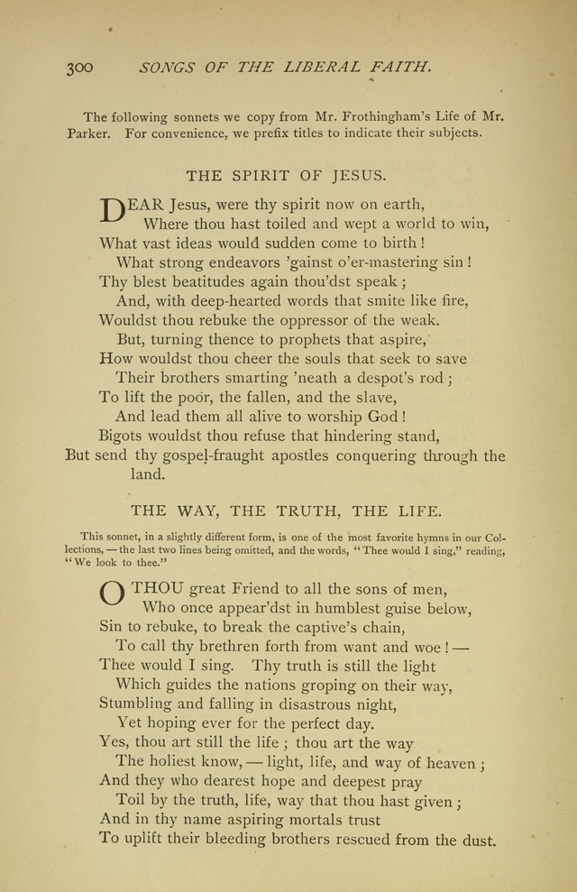Singers and Songs of the Liberal Faith page 301