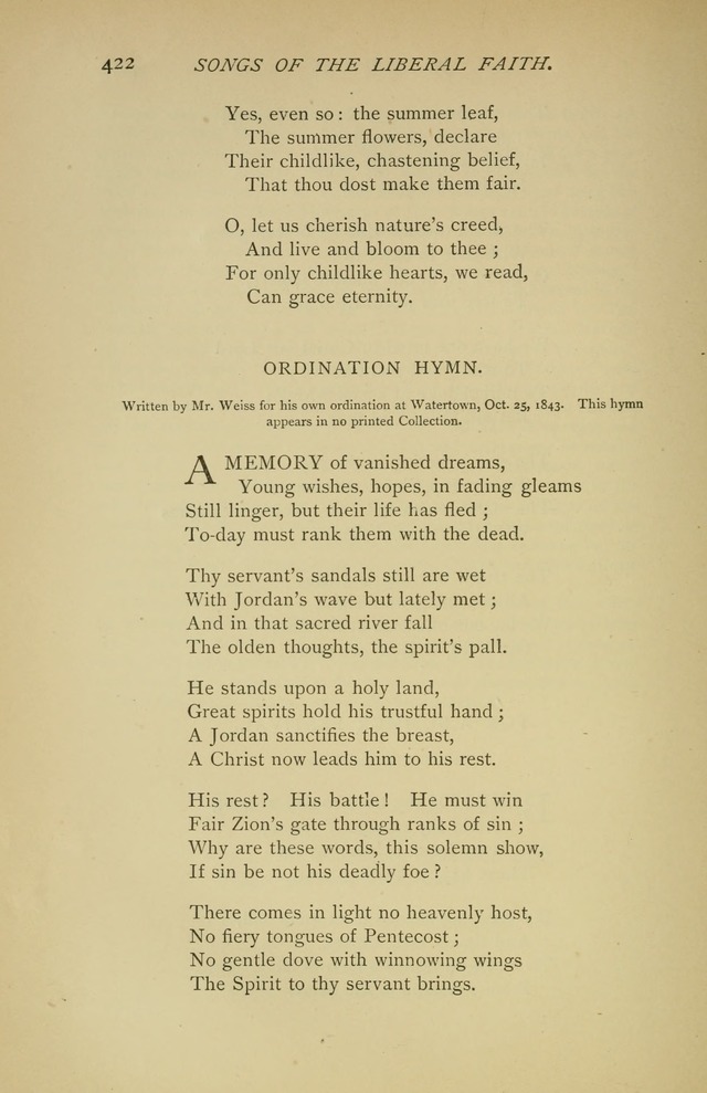 Singers and Songs of the Liberal Faith page 423
