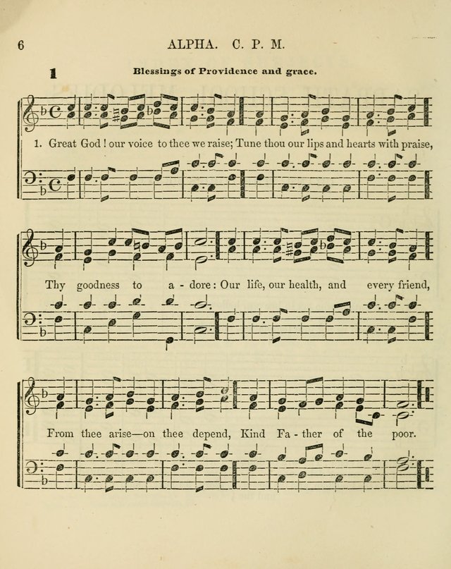 The Sabbath School Melodist: being a selection of hymns with appropriate music; for the use of Sabbath schools, families and social meetings page 6