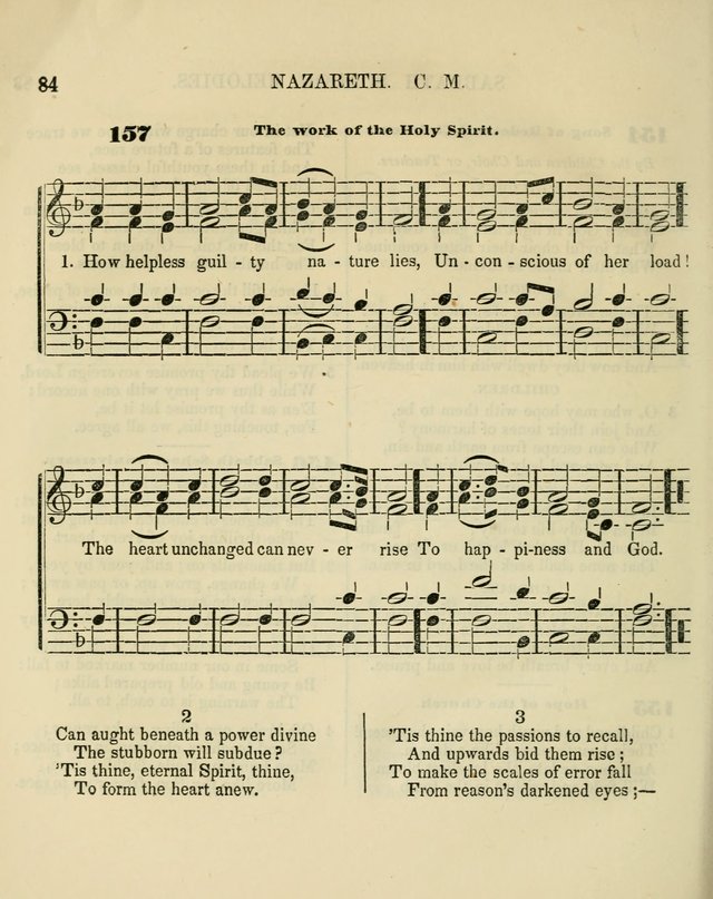 The Sabbath School Melodist: being a selection of hymns with appropriate music; for the use of Sabbath schools, families and social meetings page 84