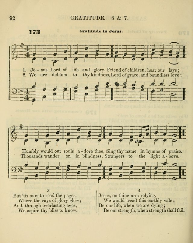 The Sabbath School Melodist: being a selection of hymns with appropriate music; for the use of Sabbath schools, families and social meetings page 94