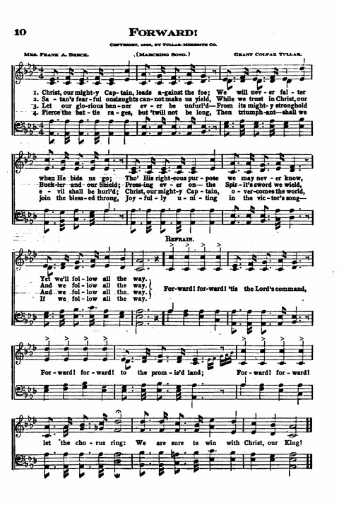 Sunday School Melodies: a Collection of new and Standard Hymns for the Sunday School page 10