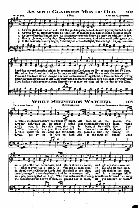 Sunday School Melodies: a Collection of new and Standard Hymns for the Sunday School page 107