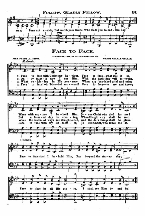 Sunday School Melodies: a Collection of new and Standard Hymns for the Sunday School page 31