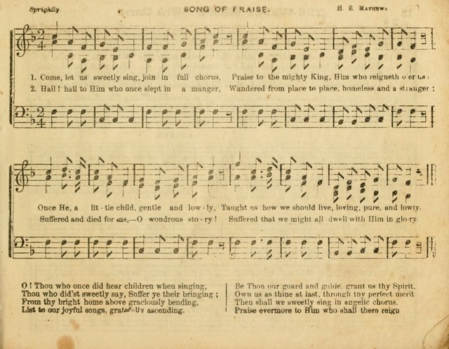 The Sunday-School Music Book: enlarged page 11