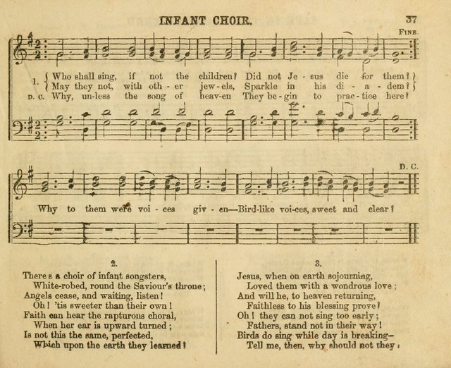 The Sunday-School Music Book: enlarged page 37