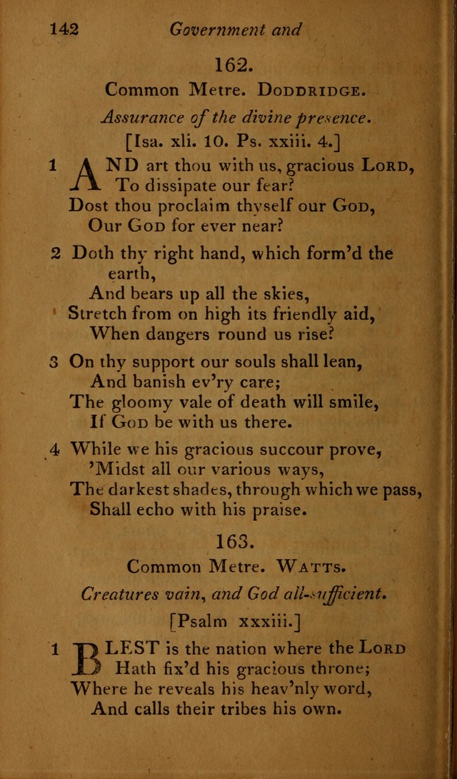 A Selection of Sacred Poetry: consisting of psalms and hymns, from Watts, Doddridge, Merrick, Scott, Cowper, Barbauld, Steele ...compiled for  the use of the Unitarian Church in Philadelphia page 142