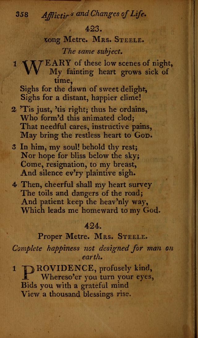 A Selection of Sacred Poetry: consisting of psalms and hymns, from Watts, Doddridge, Merrick, Scott, Cowper, Barbauld, Steele ...compiled for  the use of the Unitarian Church in Philadelphia page 358