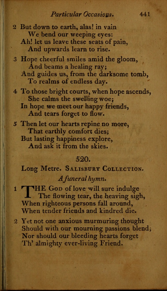 A Selection of Sacred Poetry: consisting of psalms and hymns, from Watts, Doddridge, Merrick, Scott, Cowper, Barbauld, Steele ...compiled for  the use of the Unitarian Church in Philadelphia page 441