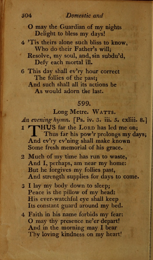 A Selection of Sacred Poetry: consisting of psalms and hymns, from Watts, Doddridge, Merrick, Scott, Cowper, Barbauld, Steele ...compiled for  the use of the Unitarian Church in Philadelphia page 504