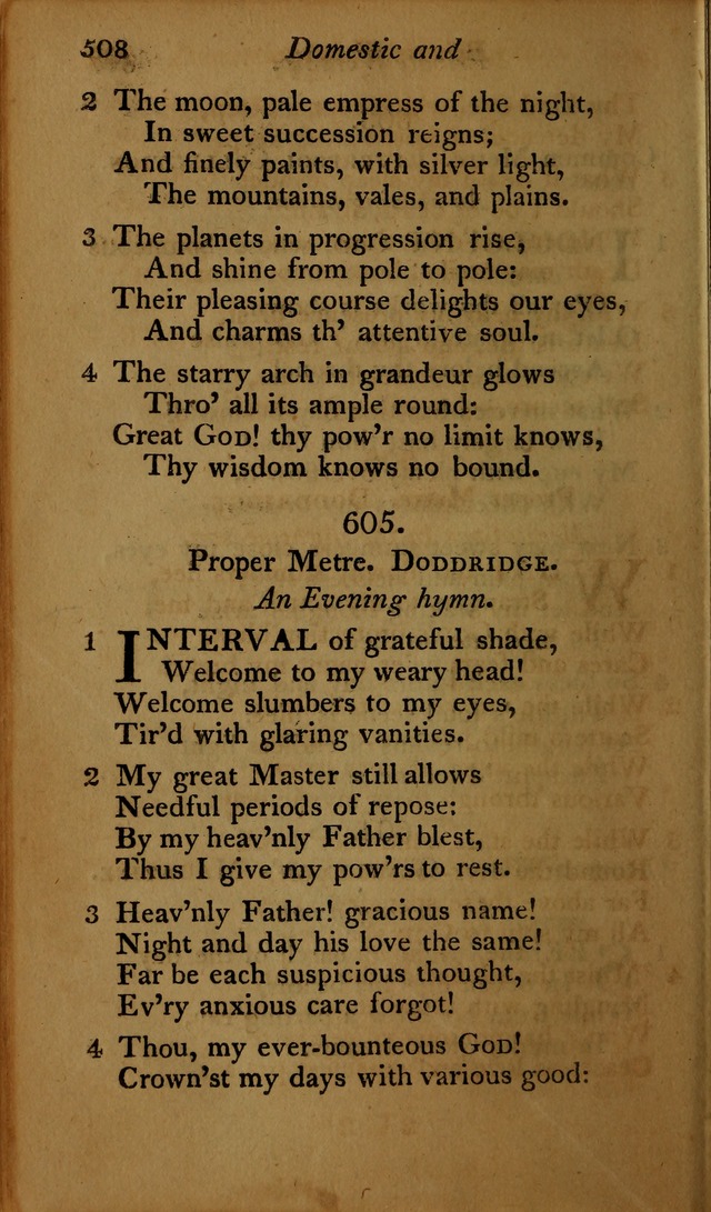 A Selection of Sacred Poetry: consisting of psalms and hymns, from Watts, Doddridge, Merrick, Scott, Cowper, Barbauld, Steele ...compiled for  the use of the Unitarian Church in Philadelphia page 508