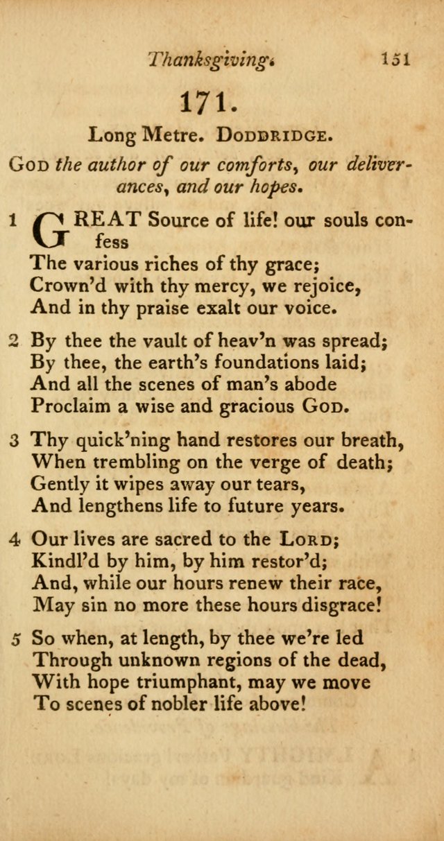 A Selection of Sacred Poetry: consisting of psalms and hymns from Watts, Doddridge, Merrick, Scott, Cowper, Barbauld, Steele, and others (2nd ed.) page 151