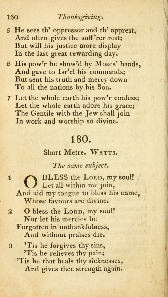 A Selection of Sacred Poetry: consisting of psalms and hymns from Watts, Doddridge, Merrick, Scott, Cowper, Barbauld, Steele, and others (2nd ed.) page 160