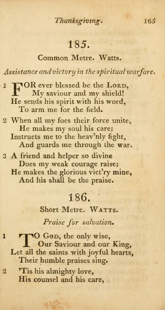 A Selection of Sacred Poetry: consisting of psalms and hymns from Watts, Doddridge, Merrick, Scott, Cowper, Barbauld, Steele, and others (2nd ed.) page 165